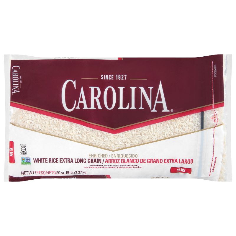 Carolina Enriched Extra Long Grain White Rice - 5lbs, 1 of 9