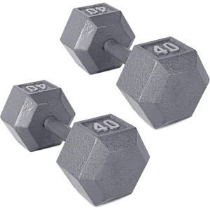 CAP Barbell Hex Dumbbell Set, for Home Gym, Multiple Sizes for Strength & Fitness Training - 1 of 4