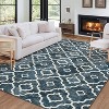 Acekool Tie-Dye Lantern Area Rug Collection, Washable Foldable Faux  Feel, Non Slip, TPR Back, Multicolor Gray Blue Black, Various Sizes - 3 of 4