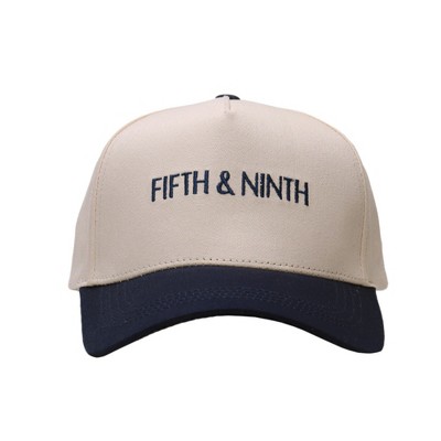 Fifth and Ninth - Brooks Trucker Hat Cream/Navy