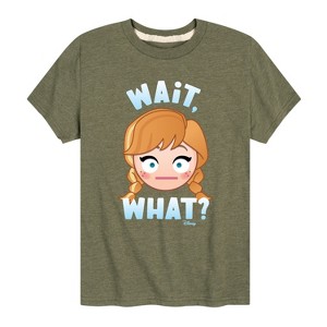 Boys' - Disney - Wait What Anna Short Sleeve Graphic T-Shirt - 1 of 4