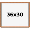 PosterPalooza | Classic Brown Picture Frame - UV Acrylic, Backing Board, Hanging Hardware Included - 2 of 4