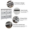 Shoe Storage Cabinet, Slim Freestanding Shoe Rack with Flip Drawers - 3 of 4
