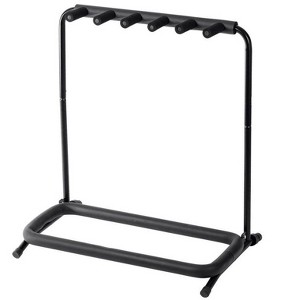 Monoprice Multi Guitar Stand Folding | for 5 Acoustic and Electric Guitar or Bass - Stage Right Series - 1 of 4