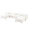 Modular Sectional Sofa with Storage, Extra Large U Shaped Sectional Couch for Living Room, Convertible Modular Sofa Couch with Storage Ottoman - 4 of 4