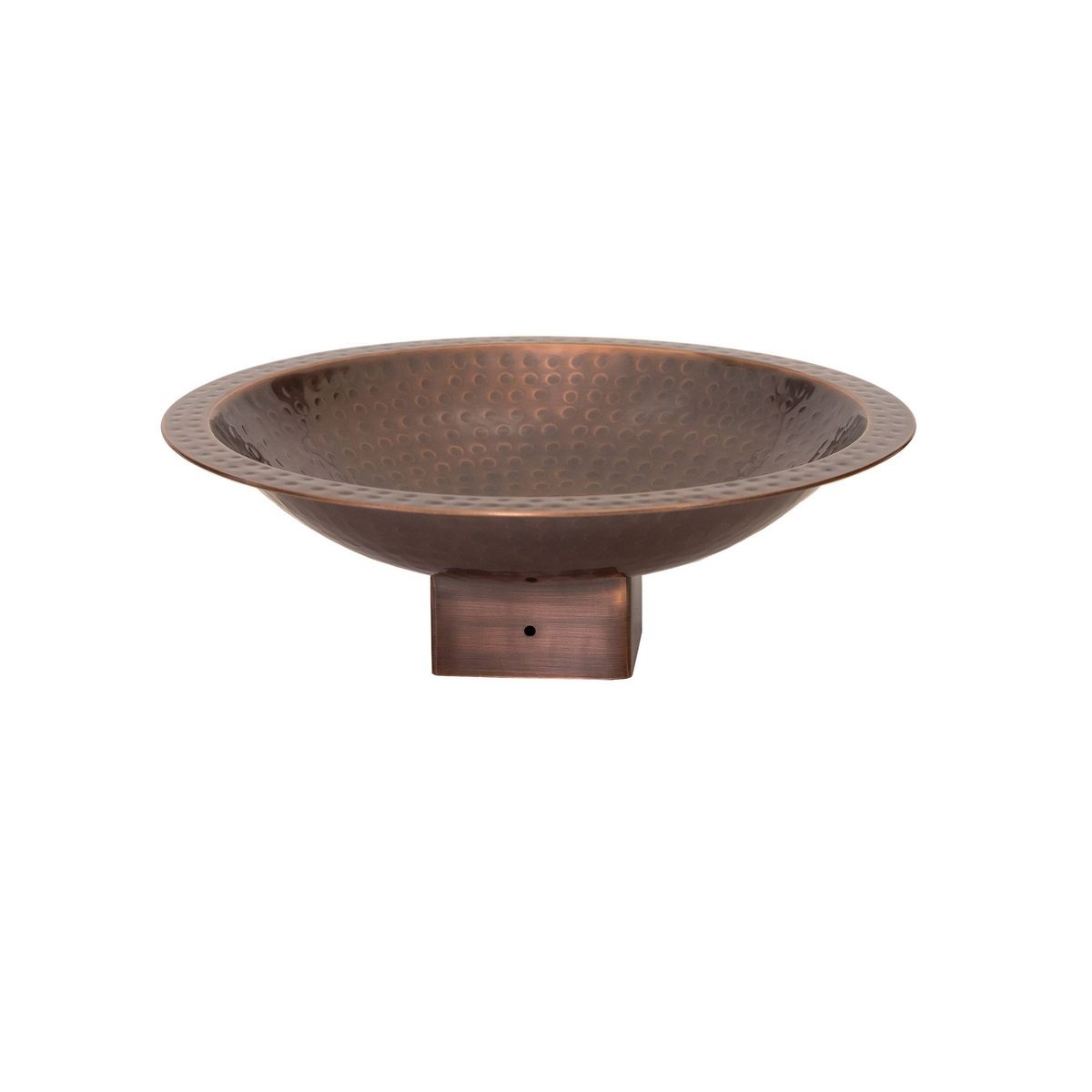 Achla Designs 14" Hammered Birdbath - Copper