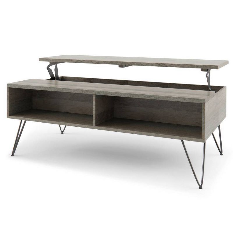 Moreno Solid Mango Wood Lift Top Coffee Table - WyndenHall, 6 of 10