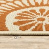 Mia Floating Medallion Patio Rug Beige/Blue - 2 of 4