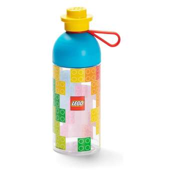 JumblWare 16 fl oz. Reusable Clear Plastic Juice Bottles with Caps