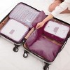 Racxily 9Pcs/Set Clothes Storage Bags Water-Resistant Travel Luggage Organizer Clothing Packing Cubes for Blouse Hosiery Stocking - 4 of 4