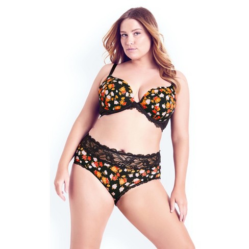 Avenue Body  Women's Plus Size Back Smoother Bra - Black - 48dd : Target