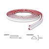 FloorPops White Flexible Trim Peel and Stick Moulding - 3 of 4