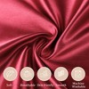 PiccoCasa Envelope Closure Satin Ruffled Pillowcase 2 Pcs - 4 of 4