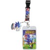 Sonic the Hedgehog Comic Strip ID Badge Holder Breakaway Lanyard w/ Rubber Charm Multicoloured - 2 of 4