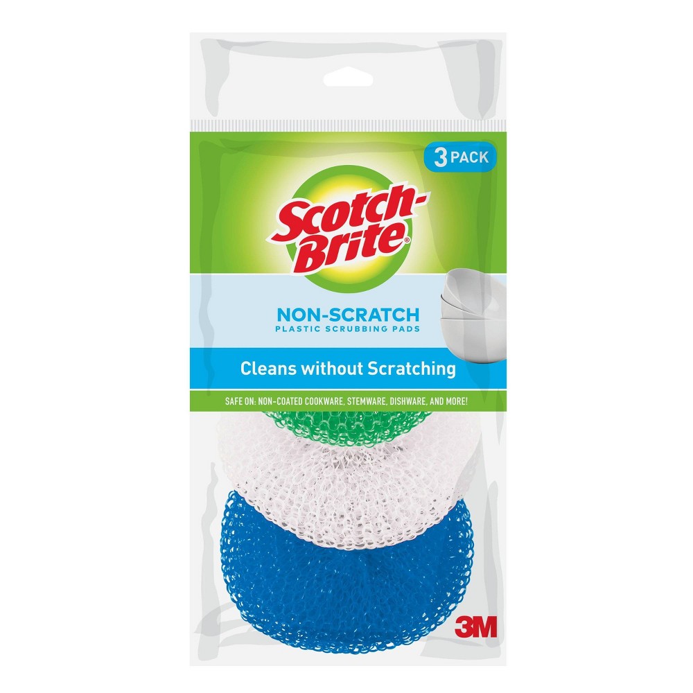 UPC 021200505126 product image for Scotch-Brite Non-Scratch Scrubbing Pads - 3pk | upcitemdb.com