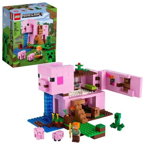LEGO Minecraft The Pig House Toy & Animal Figures Set 21170 - image 1 of 4