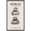 The Hair Edit Petite Marble Clips - 2pc - 2 of 4