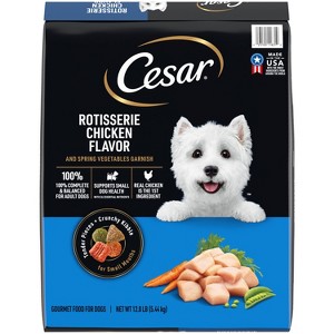 Cesar Rotisserie Chicken Flavor Small Breed Dry Dog Food - 1 of 4