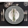 Home Mart Goods Black Extra Thick Woven Trivet Round Placemats Natural Cotton Hot Potholder Mat Heat Resistant - 9"x9"(Pack of 4) - 2 of 4