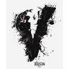 Women's Marvel Venom: Let There be Carnage Black V Splatter T-Shirt - 2 of 4