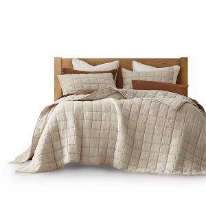 Alsace Flax Linen Garment Washed Quilt Set - 1 of 4