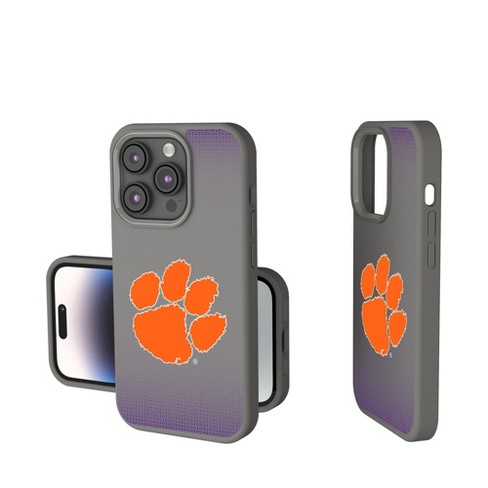 Clemson Tigers Linen Soft Touch Phone Case Iphone 15 Pro Max