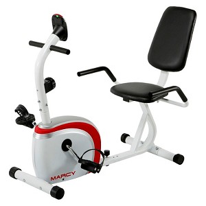 Marcy Recumbent Magnetic Exercise Bike with Pulse Monitor - 1 of 4