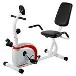 Marcy Recumbent Magnetic Exercise Bike with Pulse Monitor
