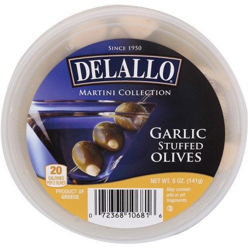 DeLallo Stuffed Garlic Olive - Case of 6 - 5 oz - image 1 of 1