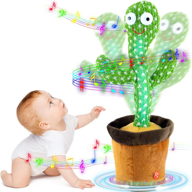 NYS Life Dancing Cactus Talking Cactus Soft Plush Toy, 1 of 6