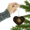Southwest Minnesota State University Primary Logo Heart Love Wood Christmas Tree Holiday Ornament - 3 of 3