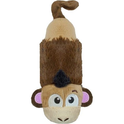 Petstages Stuffing-Free Lil' Squeak Monkey Plush Dog Toy, Small