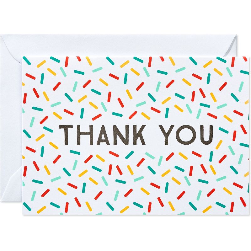 24ct Thank You Cards Confetti - Spritz&#8482;, 1 of 6