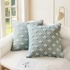 REGALWOVEN Jacquard Pattern Decoration Throw Pillow Cover for Modern Home Sofa Bed 2 Pcs - 2 of 4