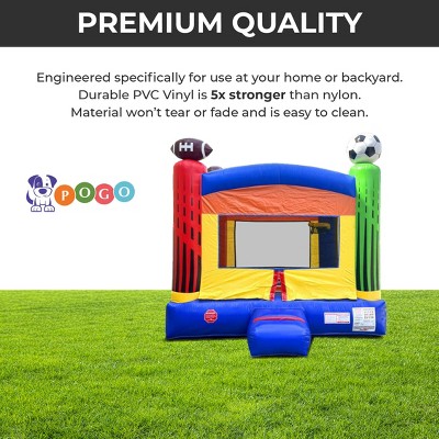 Colorful Sports Theme Inflatable Bounce House for Kids