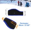 Unique Bargains Polar Fleece Stretchy Winter Running Sweatband with Button Ear Warmer Headband - 2 of 4