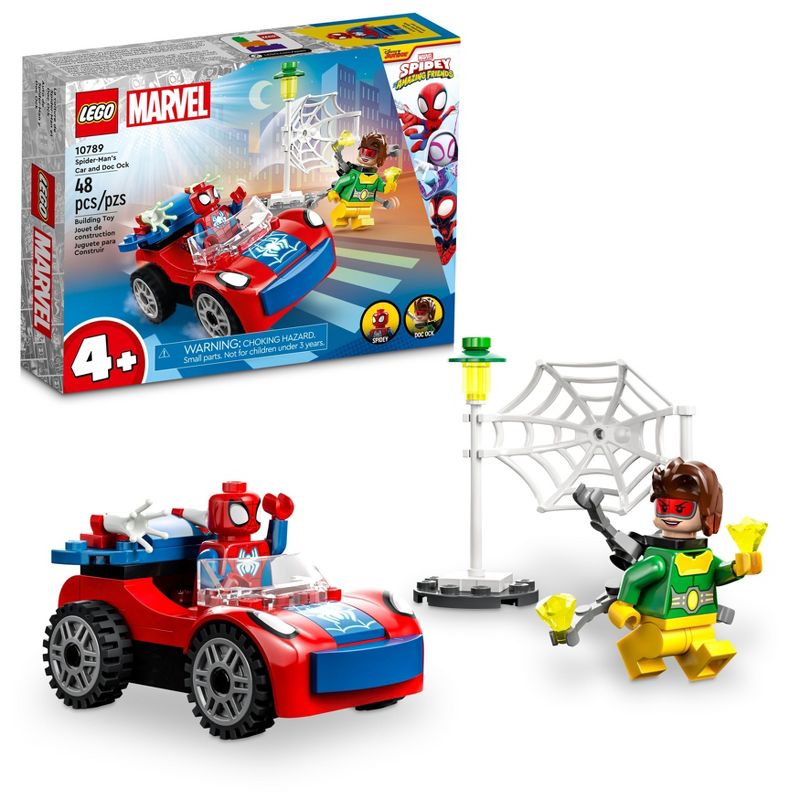 LEGO Marvel Spider-Man Car and Doc Ock Spidey Toy 10789, 1 of 8