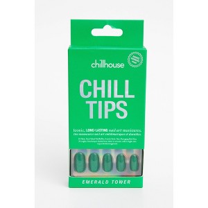Chillhouse Fake Nails - Emerald Tower - 24ct - 1 of 4