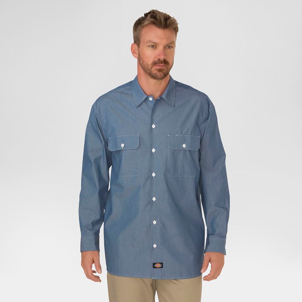 Men's Long Sleeve Chambray Shirt