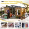 ORRD 10x12ft Metal Storage Shed, Lockable Outdoor Shed w/Sliding Door Ramp, Galvanized Steel Tool Shed, Garden & Backyard Utility Shed - 2 of 4