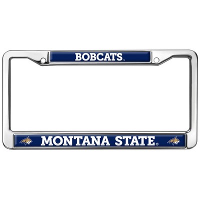 Montana State University Bobcats Logo Full Size Standard License Plate Metal Frame