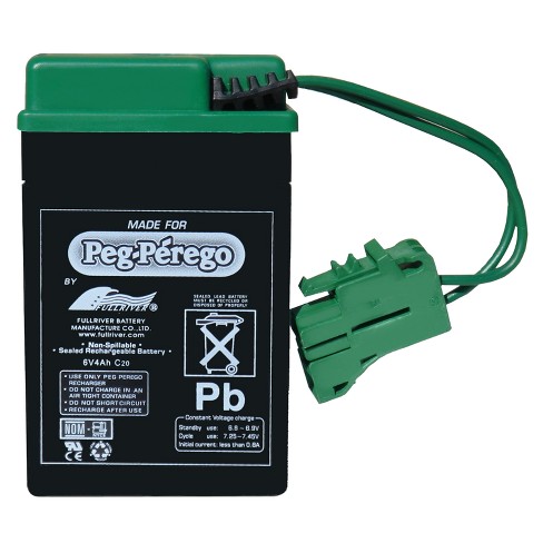 Peg perego cheap power wheels battery