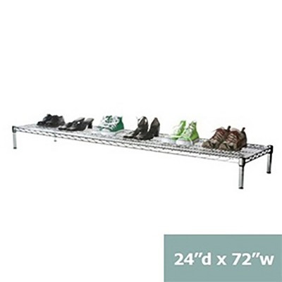 Shelving.com Chrome Wire Shelving with 1 Tier Shelf -