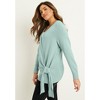 June + Vie by Roaman's Women's Plus Size Wrap-Front Cardigan - 4 of 4