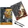 Brea Reese: Scratch Art Paper Pad - Fall Florals - DIY Adult Craft Kit - 4 of 4