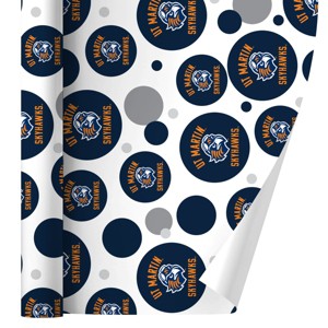University of Tennessee Martin Skyhawks Logo Gift Wrap Wrapping Paper Roll 30x72 - 1 of 4