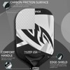 Aukfa carbon fiber pickleball racket – 14mm polypropylene honeycomb core, UV frosting process, heat press molding, lightweight professional racket - 4 of 4