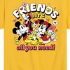 Boys' - Disney - Friends Are All You Need Short Sleeve Graphic T-Shirt - 2 of 4
