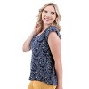 Aventura Clothing Women's Francesca Crepe Floral Print Top - 4 of 4