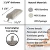 Evideco French Home Goods Body Scrub Bath Sponge, Deep Cleansing and Exfoliation, Ultimate Comfort - 3 of 4
